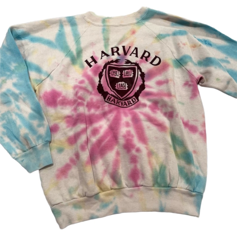 One of a Kind Harvard College Tie Dye Sweatshirt from Furst of a Kind